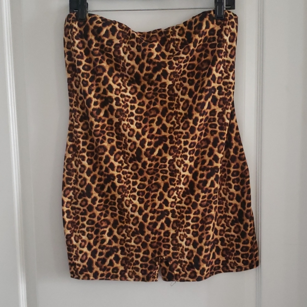 Leopard onesie